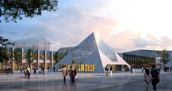 灯塔金字塔网架